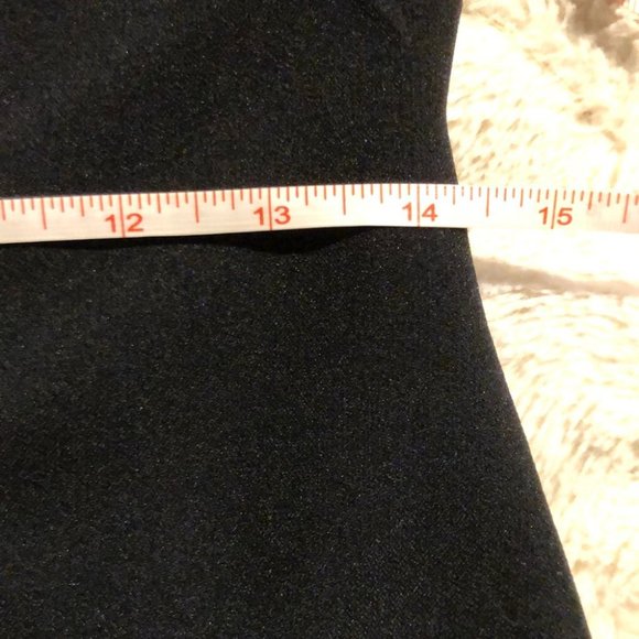 Karl Lagerfeld Black Halter Mini Dress, Black Slit - Picture 13 of 16